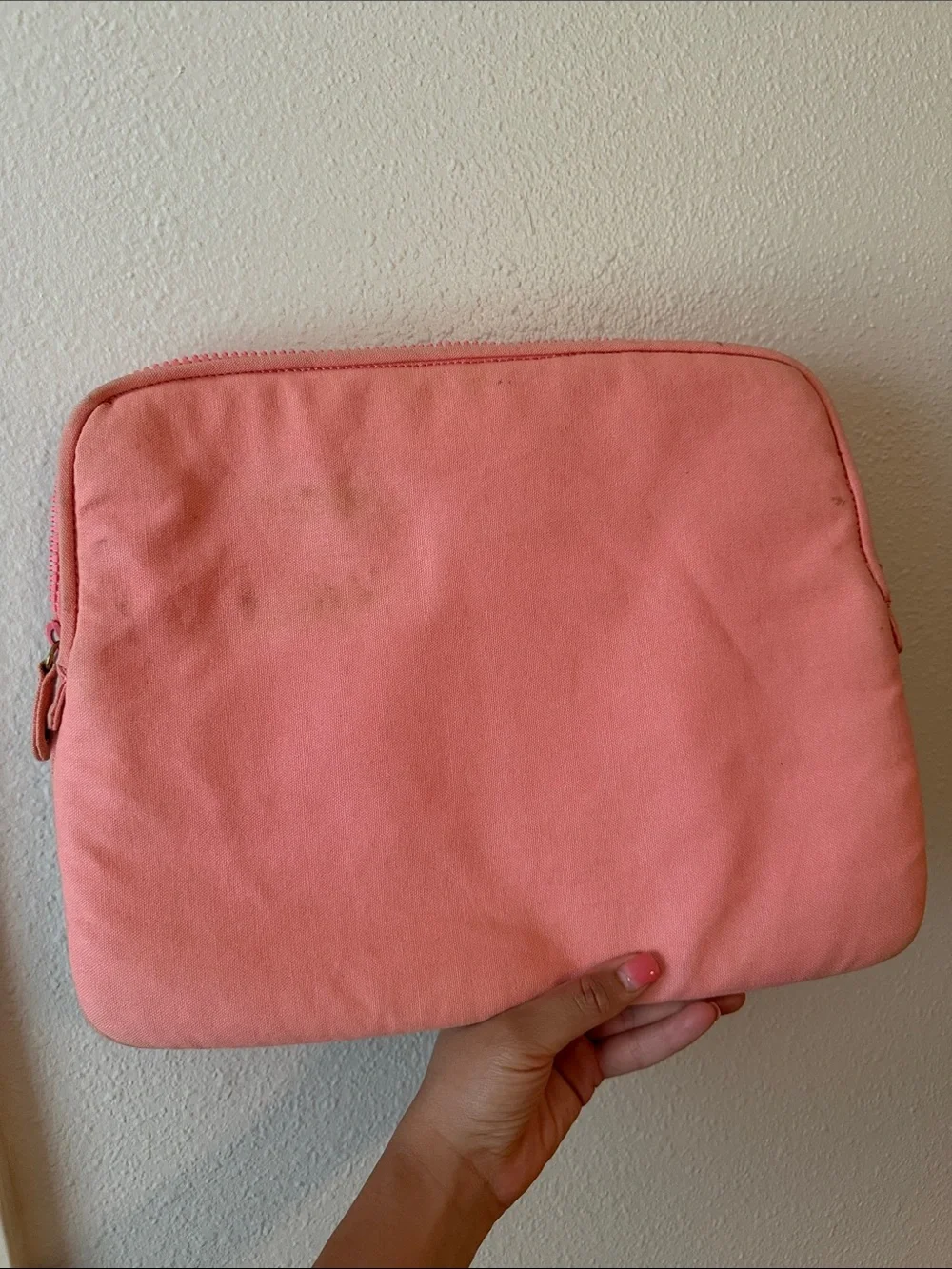 Juicy Couture Coral Pink 'Fun Is Back' Cosmetic Pouch